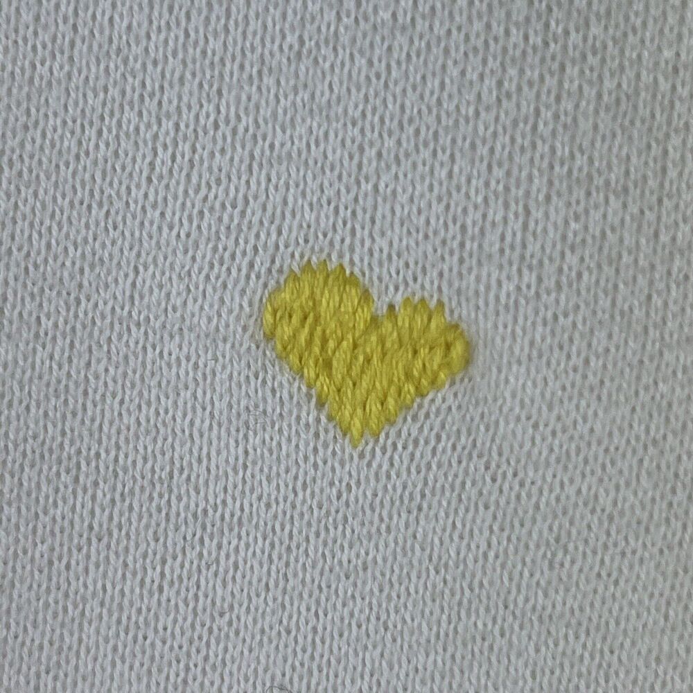 Kerri‎ Rosenthal Liv Cardi Love Actually Sweater Cardigan Oatmilk Women Size L - Picture 7 of 16